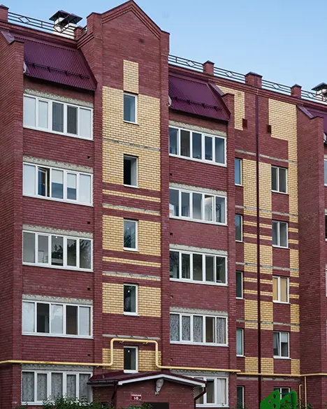 Остекление жилого дома по улице Столичная